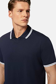 Hochwertiges Piqué-Poloshirt, Navy blau, hi-res