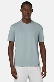 T-shirt En Coton Supima Extensible, Vert Clair, hi-res