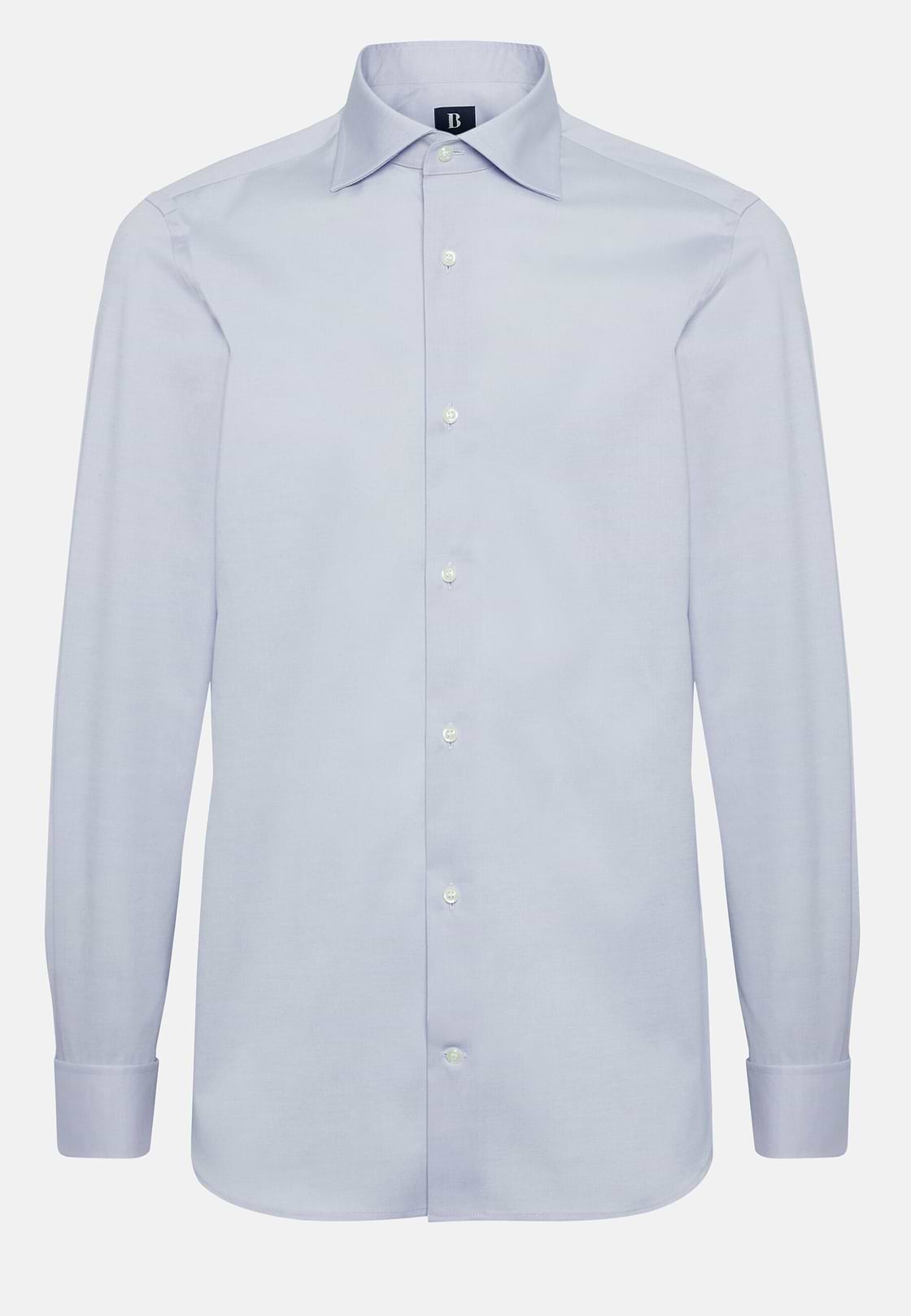 Stretch P.Point D.Cuff Windsor Collar Shirt Slim F, Light blue, hi-res