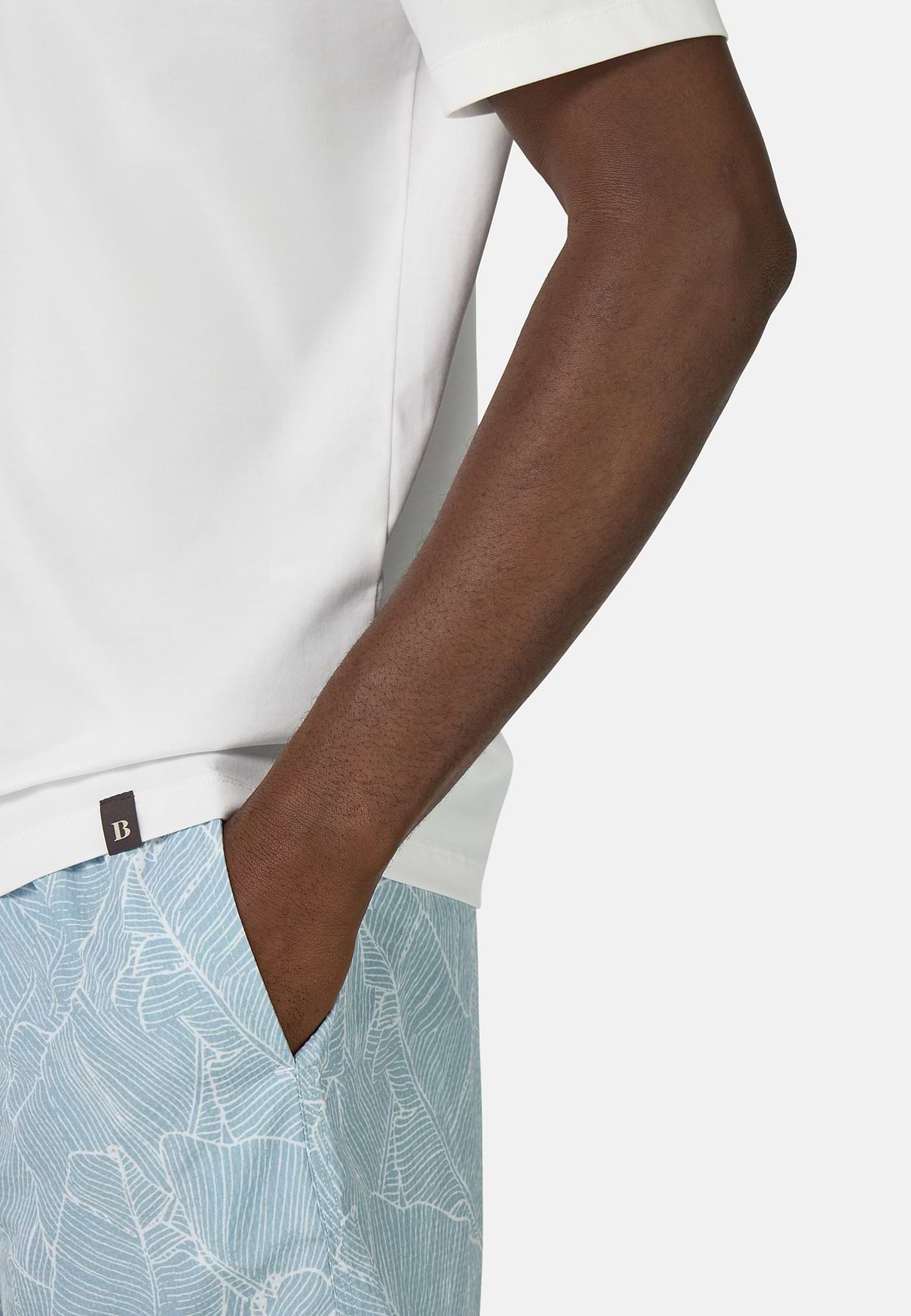 Polo Shirt In Stretch Supima Cotton, White, hi-res