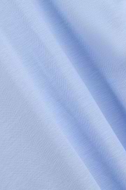 Polo Overhemd Mouliné van Katoen Regular Fit, Light Blue, thumb, 5