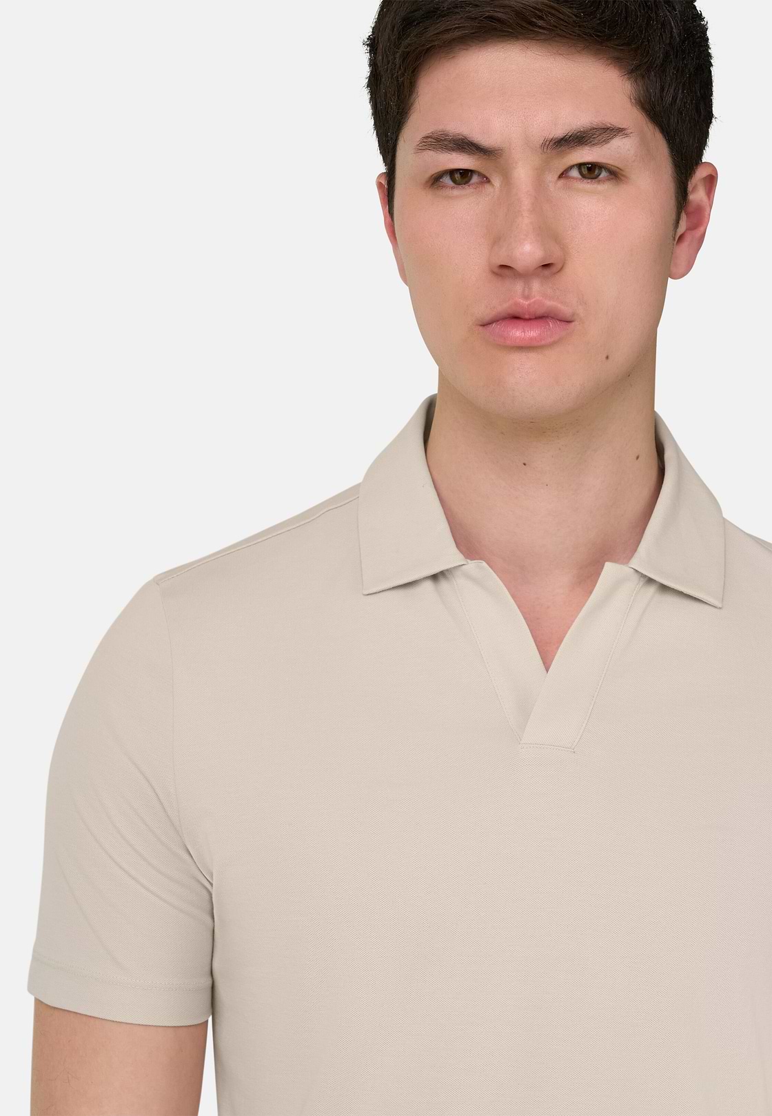 Polo en Coton Pima, Sable, hi-res, 4