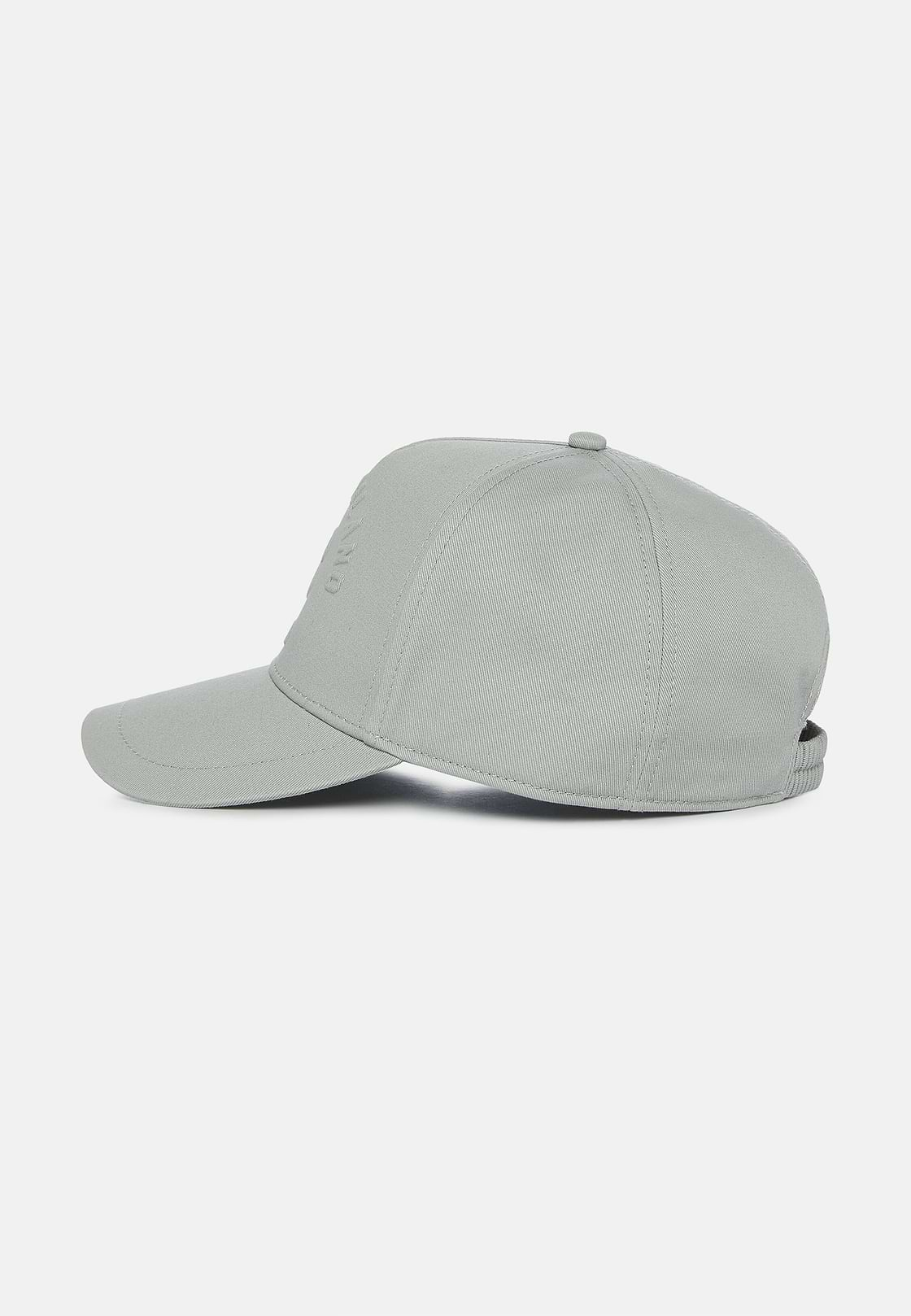 Cotton Baseball Cap With Visor, Grey, hi-res