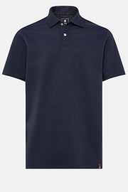 Hochwertiges Piqué-Poloshirt, Navy blau, hi-res