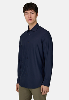 Chemise En Nylon Extensible Slim Fit