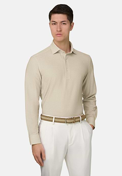 Poloshirt van Japanse jersey