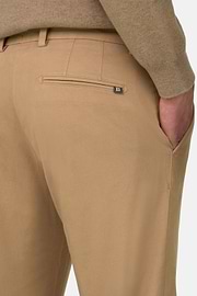 Pantalon en Coton Extensible, Biscuit, thumb, 3