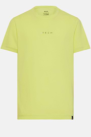 High-Performance Piqué Polo T-Shirt, Yellow, hi-res