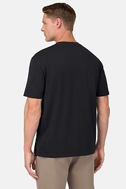 T-Shirt In Stretch Supima Cotton, Charcoal, hi-res