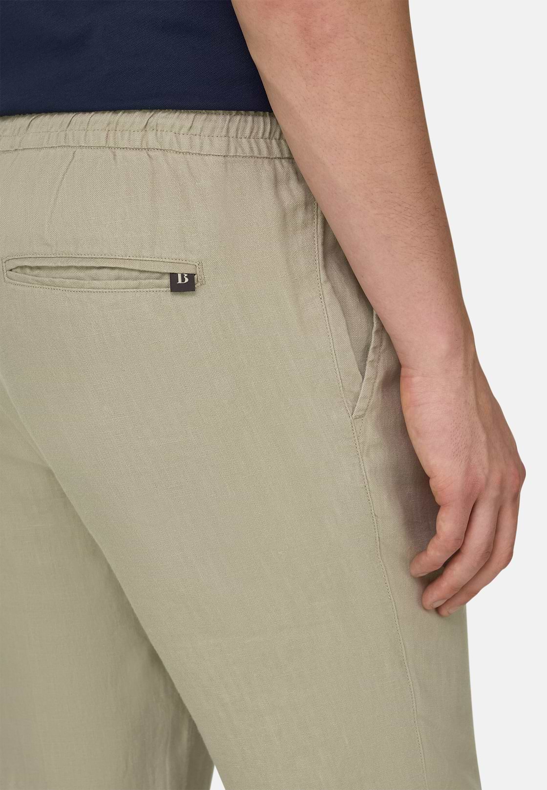 Linen Coulisse Pants, , hi-res, 4