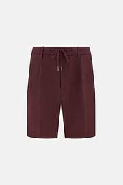Bermuda de Lino, Burgundy, thumb, 5