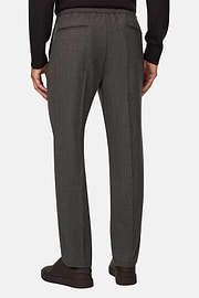 City Trousers in Flannel, Taupe, thumb, 5