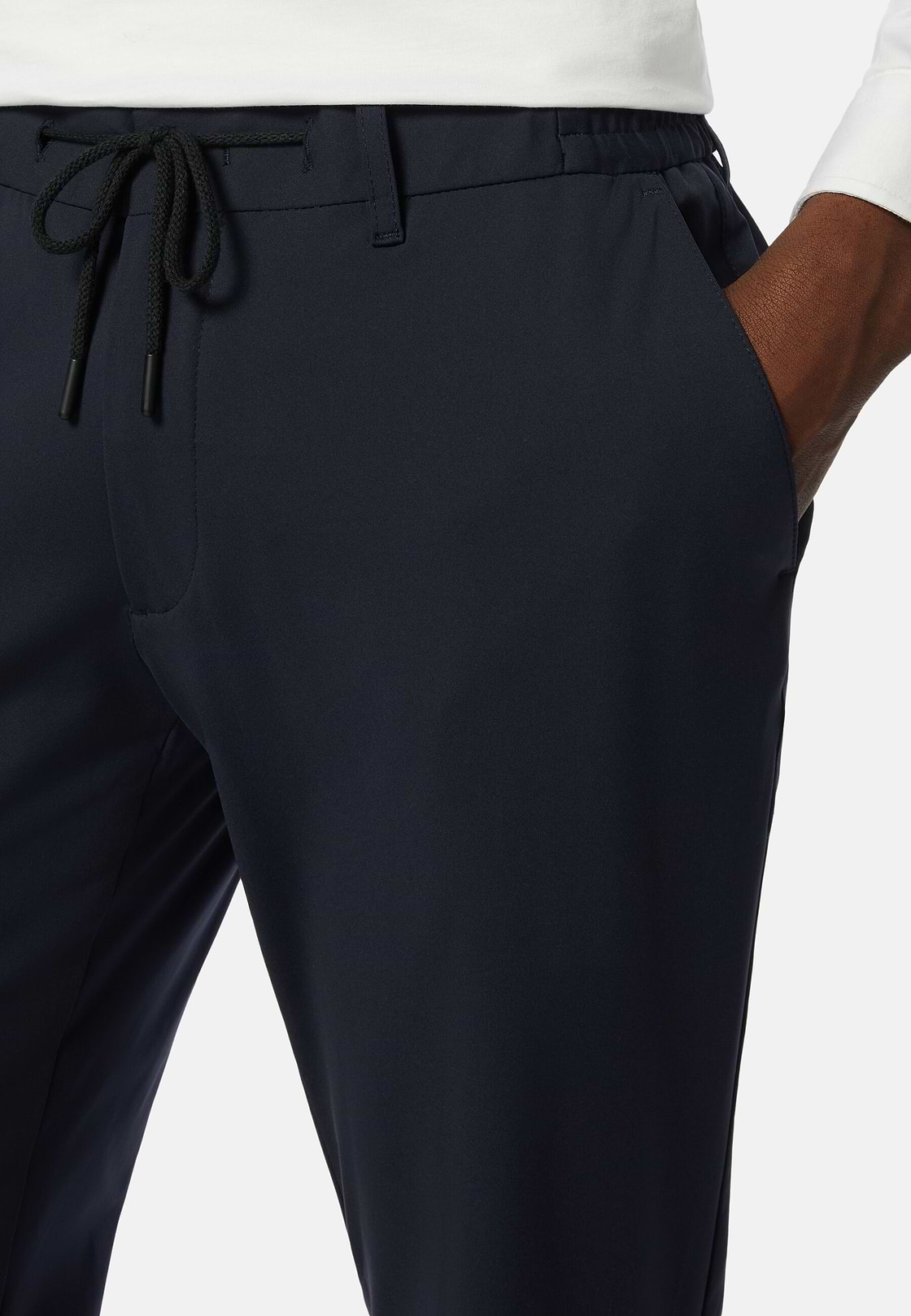 Btech Stretch Nylon Pants, Navy blue, hi-res