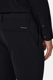 B Tech Stretch Performance Nylon Trousers, Black, thumb, 3