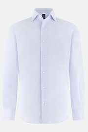 Camicia In Cotone Regular Fit, Azzurro, thumb, 6