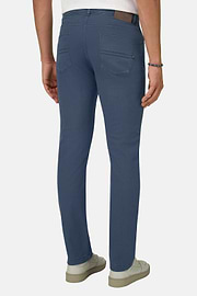Jeans Aus Elastischem Baumwoll-Tencel, Air-blau, thumb, 3