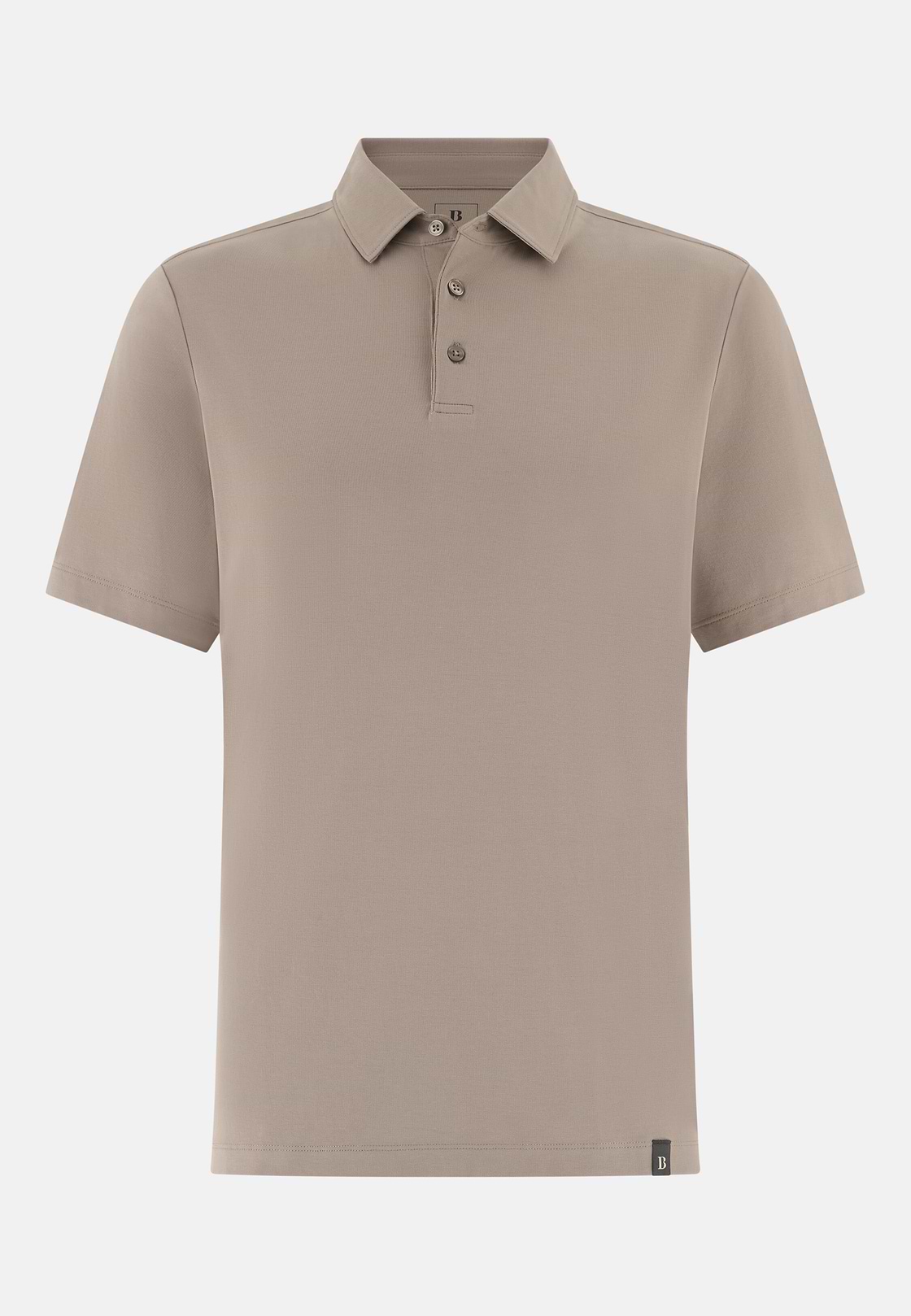 Polo Aus Elastischer Supima-Baumwolle, Taupe, hi-res, 5