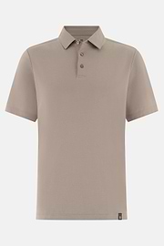 Polo Aus Elastischer Supima-Baumwolle, Taupe, thumb, 5
