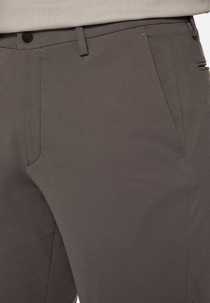 Pantalon En Nylon Extensible B Tech, Gris foncé, hi-res