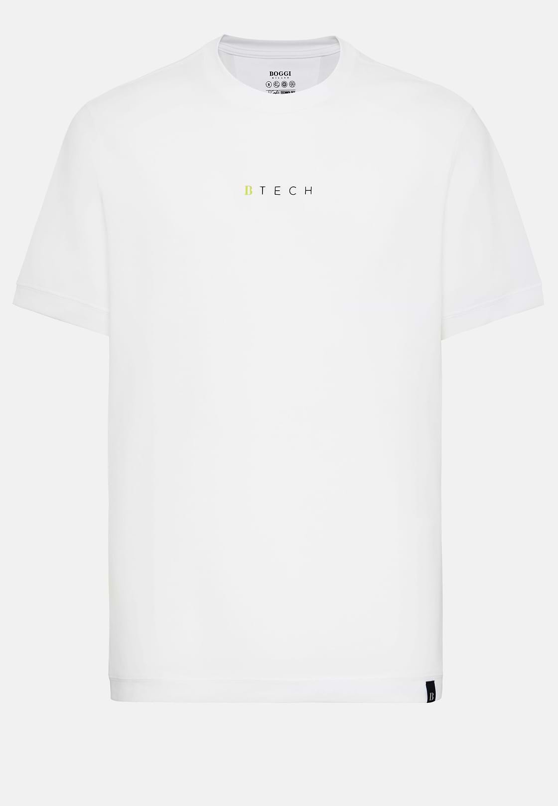 High-Performance Piqué Polo T-Shirt, White, hi-res