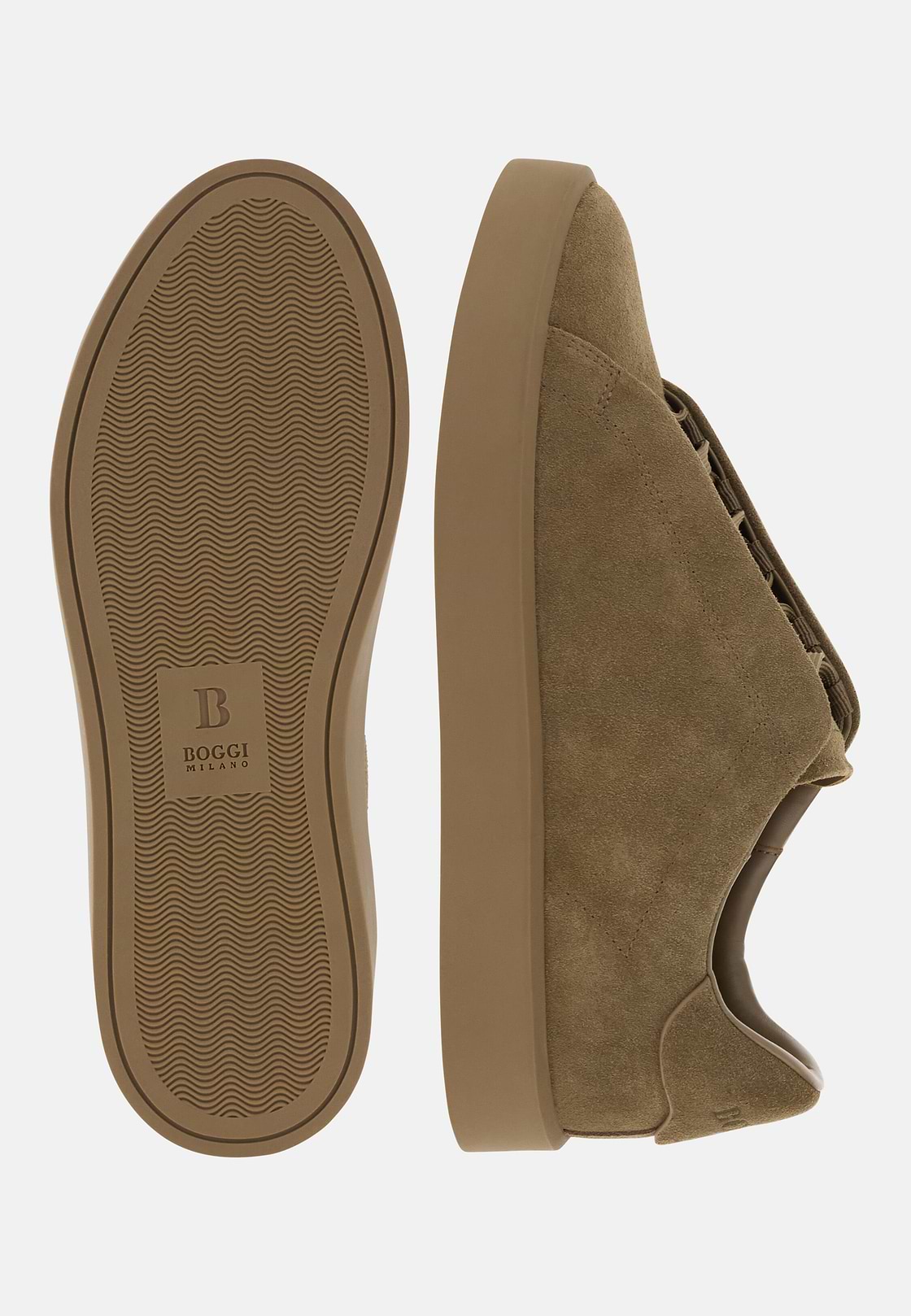 Essence Suede Trainers, CAML, hi-res, 4