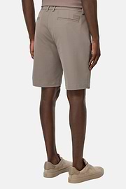 B Tech Stretch Nylon Bermuda Shorts, TAUPE, hi-res