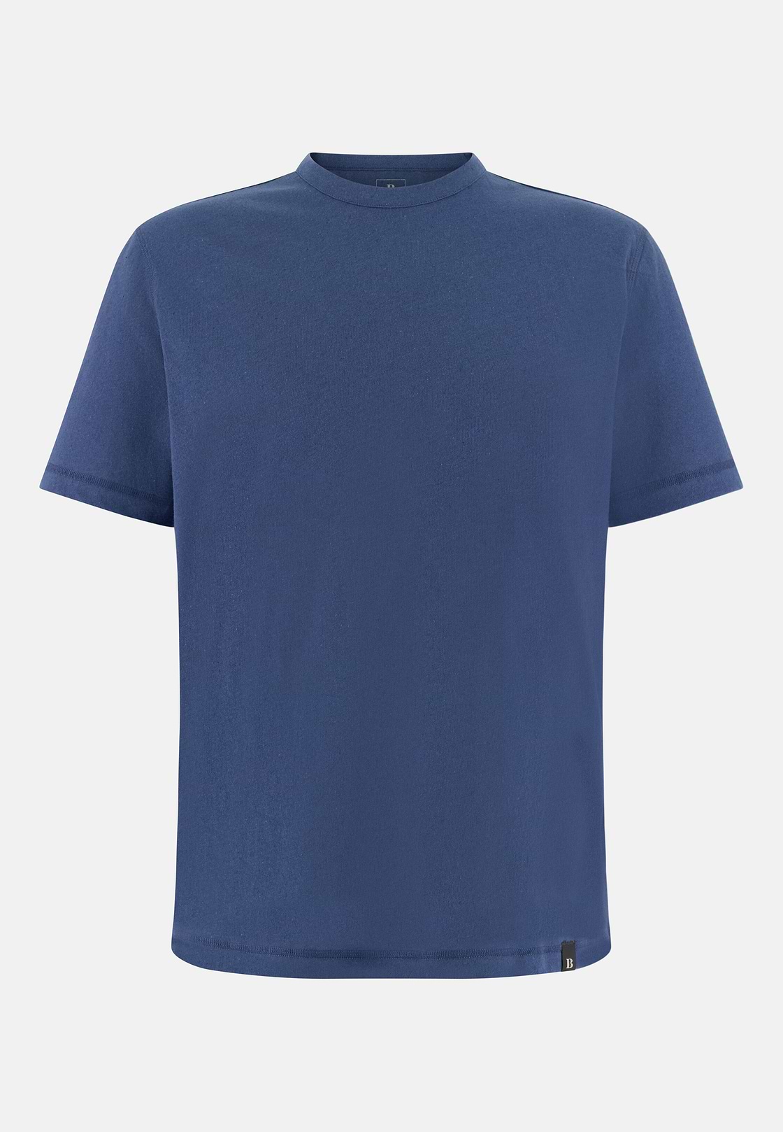 Camiseta De Algodón Lino, Índigo, hi-res, 5