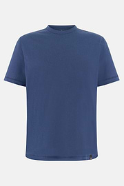 Camiseta De Algodón Lino, Índigo, thumb, 5