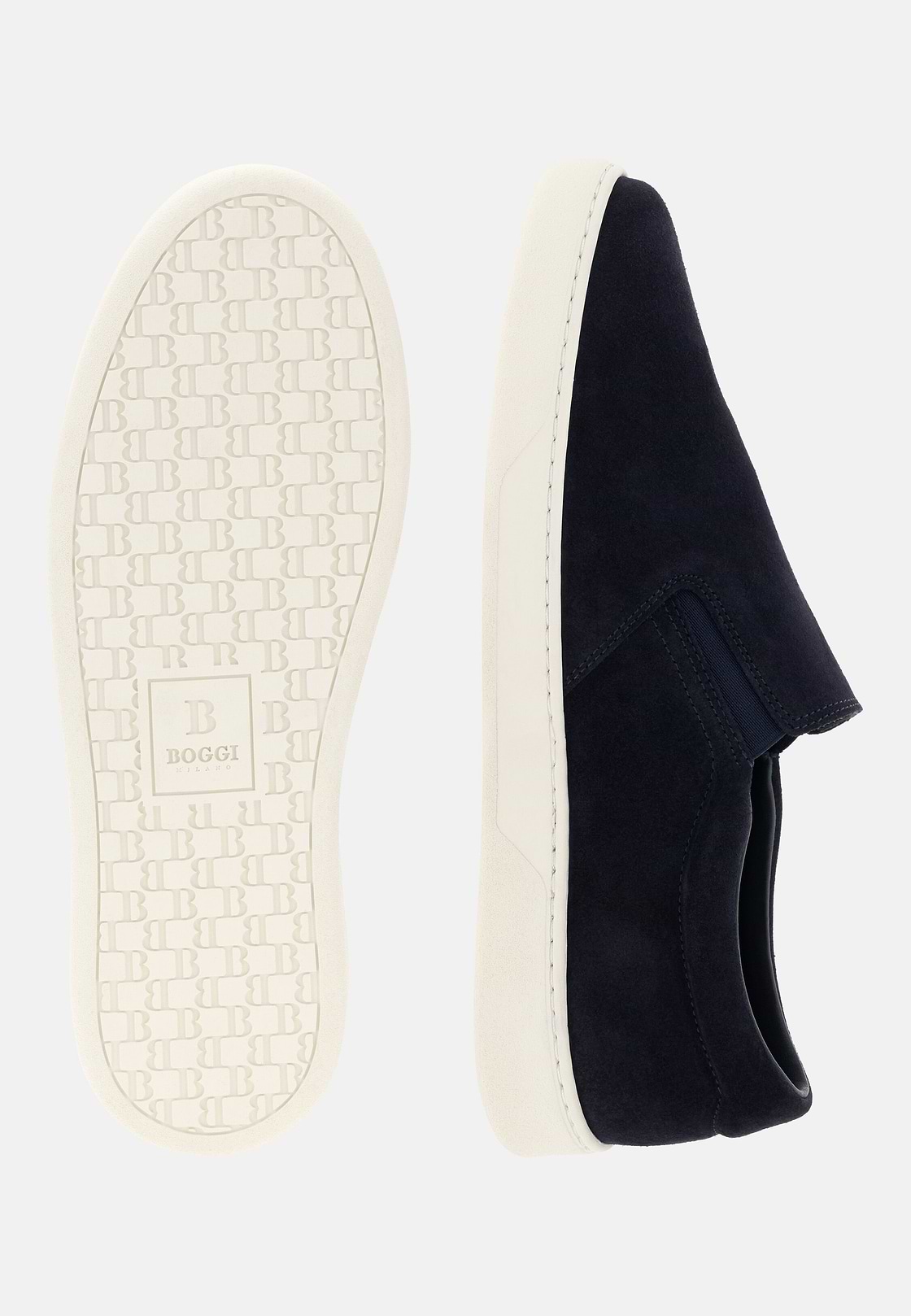 Slip-On Heritage aus Wildleder, Navy blau, hi-res, 4