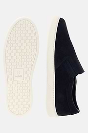 Slip-On Heritage aus Wildleder, Navy blau, thumb, 4