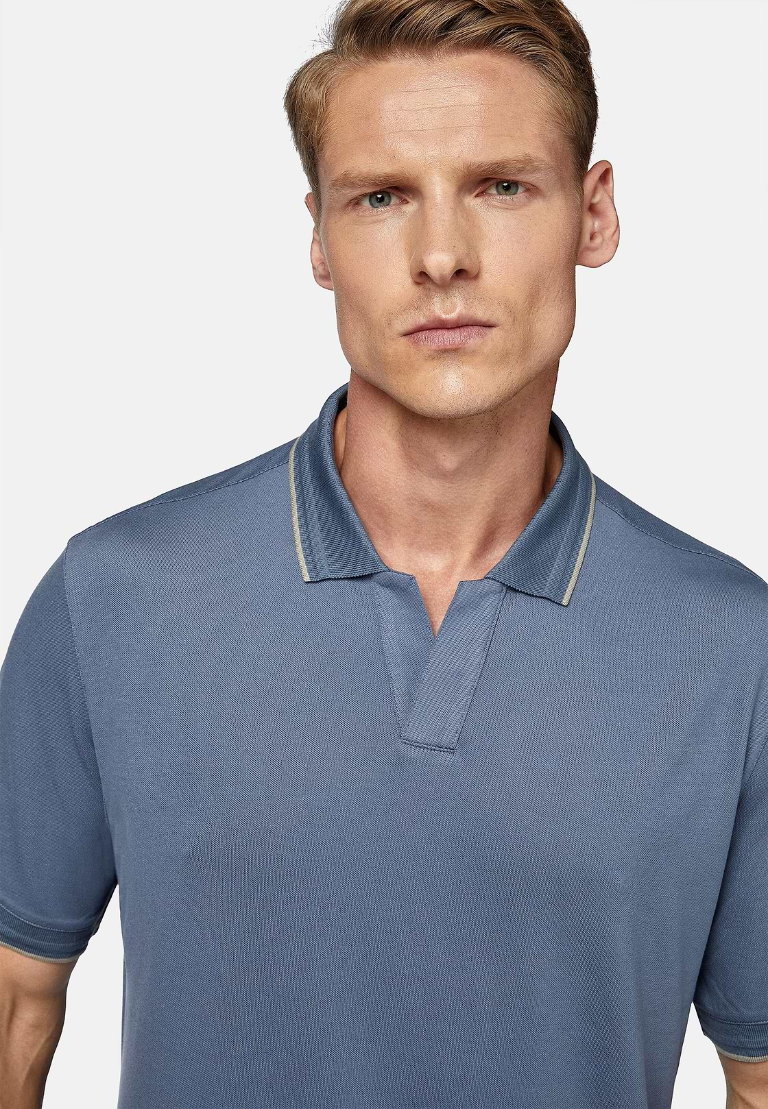 Hochwertiges Piqué-Poloshirt, Indigo, hi-res