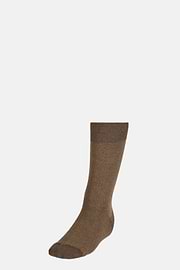 Cotton Oxford Socks, Taupe, hi-res