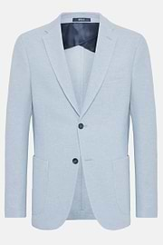 Veste Bleu Clair En Coton B Jersey, Bleu clair, hi-res