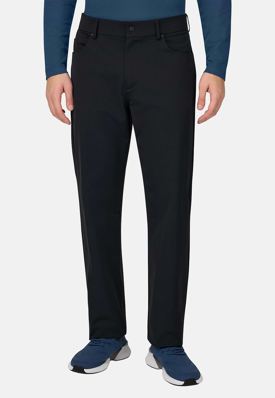 B Tech Nylon Jeans, Navy blue, hi-res