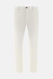 Hose Aus Baumwoll-Tencel-Stretch, Weiß, thumb, 5