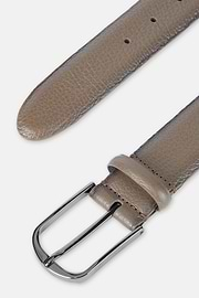 Tumbled Leather Belt, Brown, hi-res