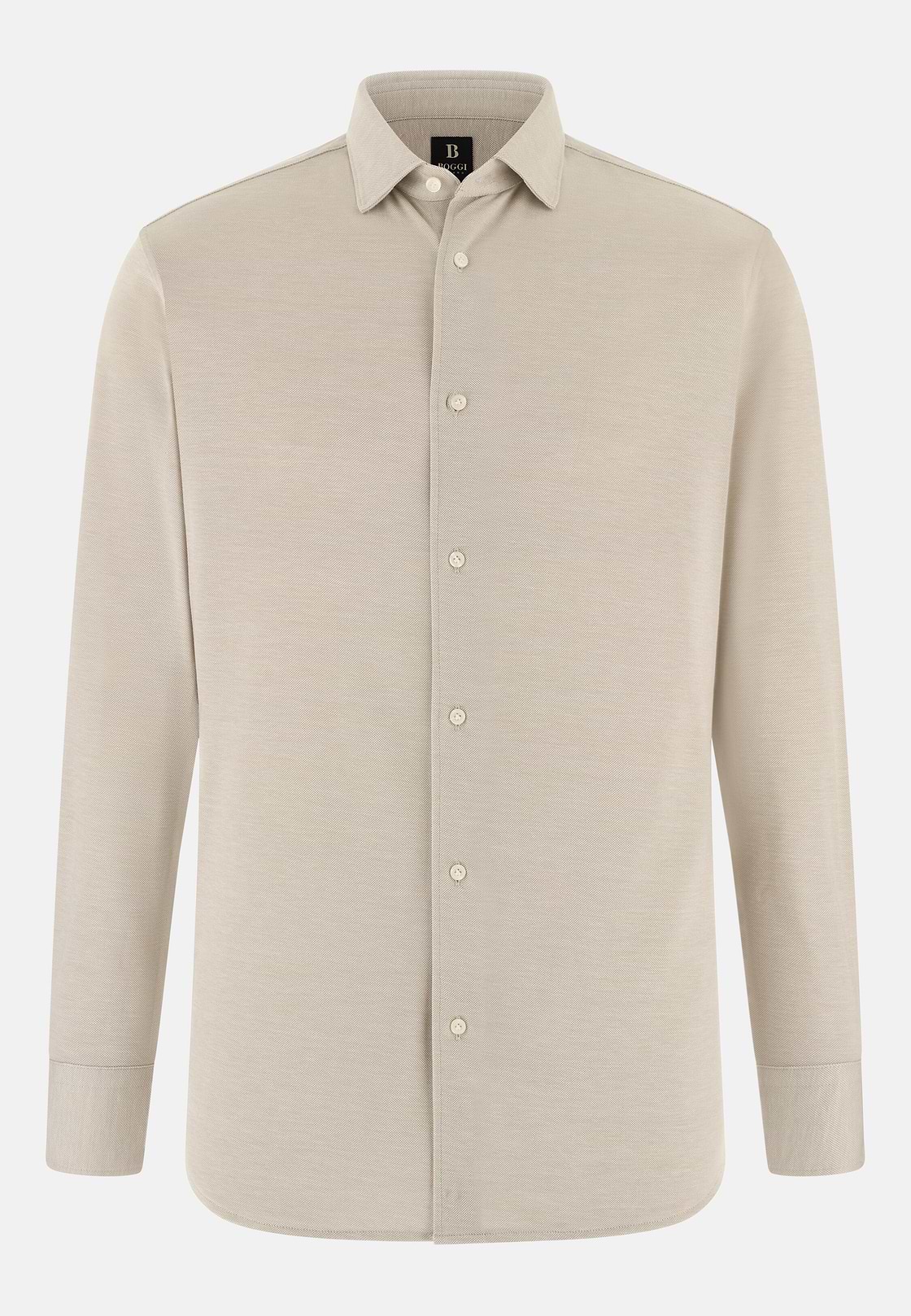 Regular Fit Cotton Jersey Polo Shirt, Sand, hi-res, 6