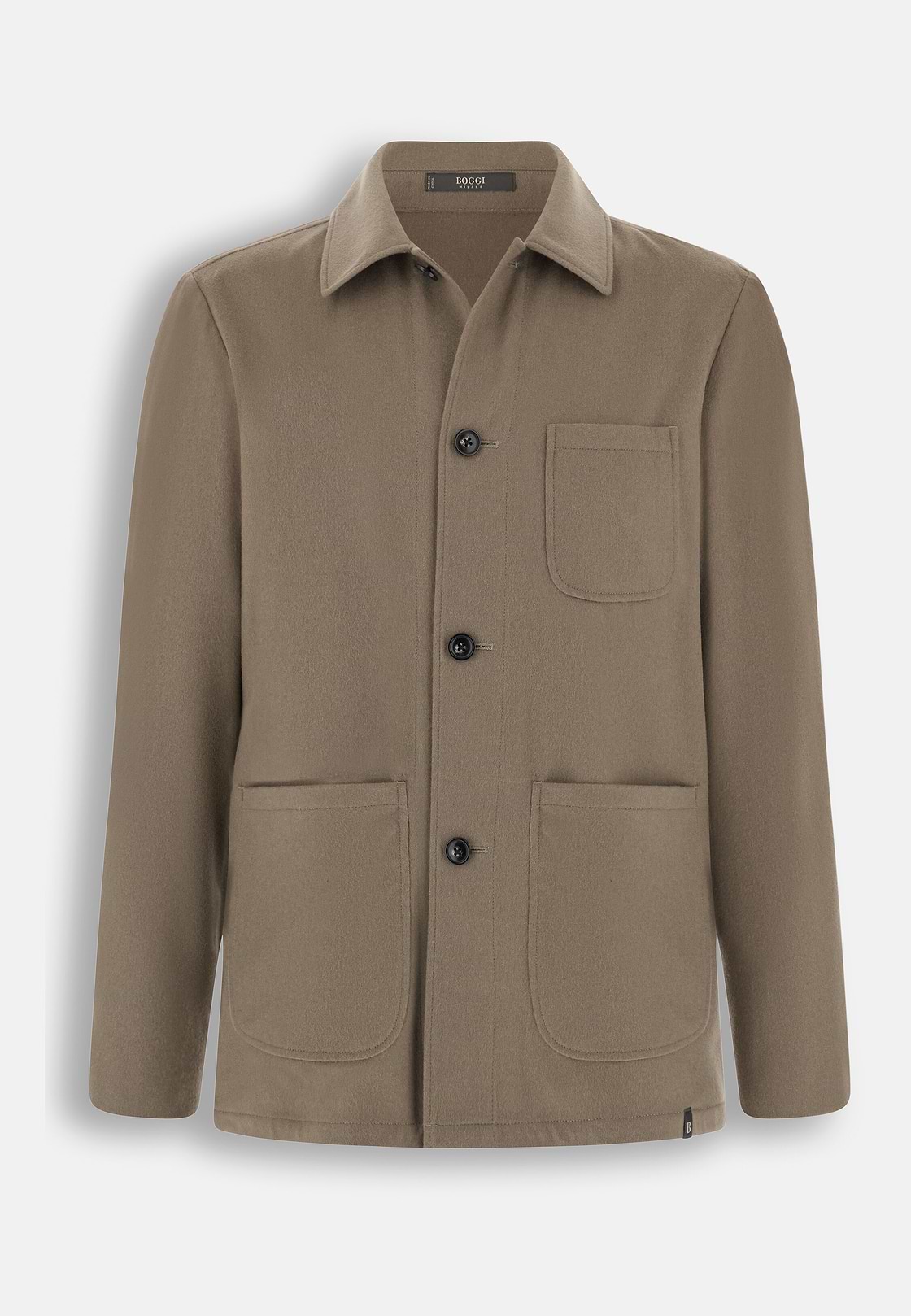 TRADE Shacket in Cashmere, Mud, hi-res, 6