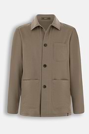 TRADE Shacket in Cashmere, Mud, thumb, 6