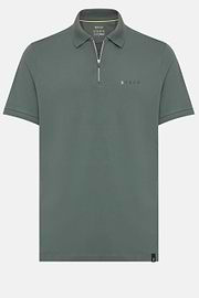 High-Performance Piqué Polo Shirt, Green, hi-res