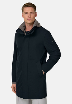 Płaszcz typu car coat B Tech z tkaniny technicznej