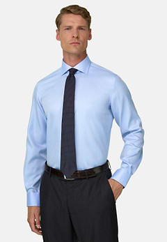 Hemd Aus Baumwoll-Twill Slim Fit