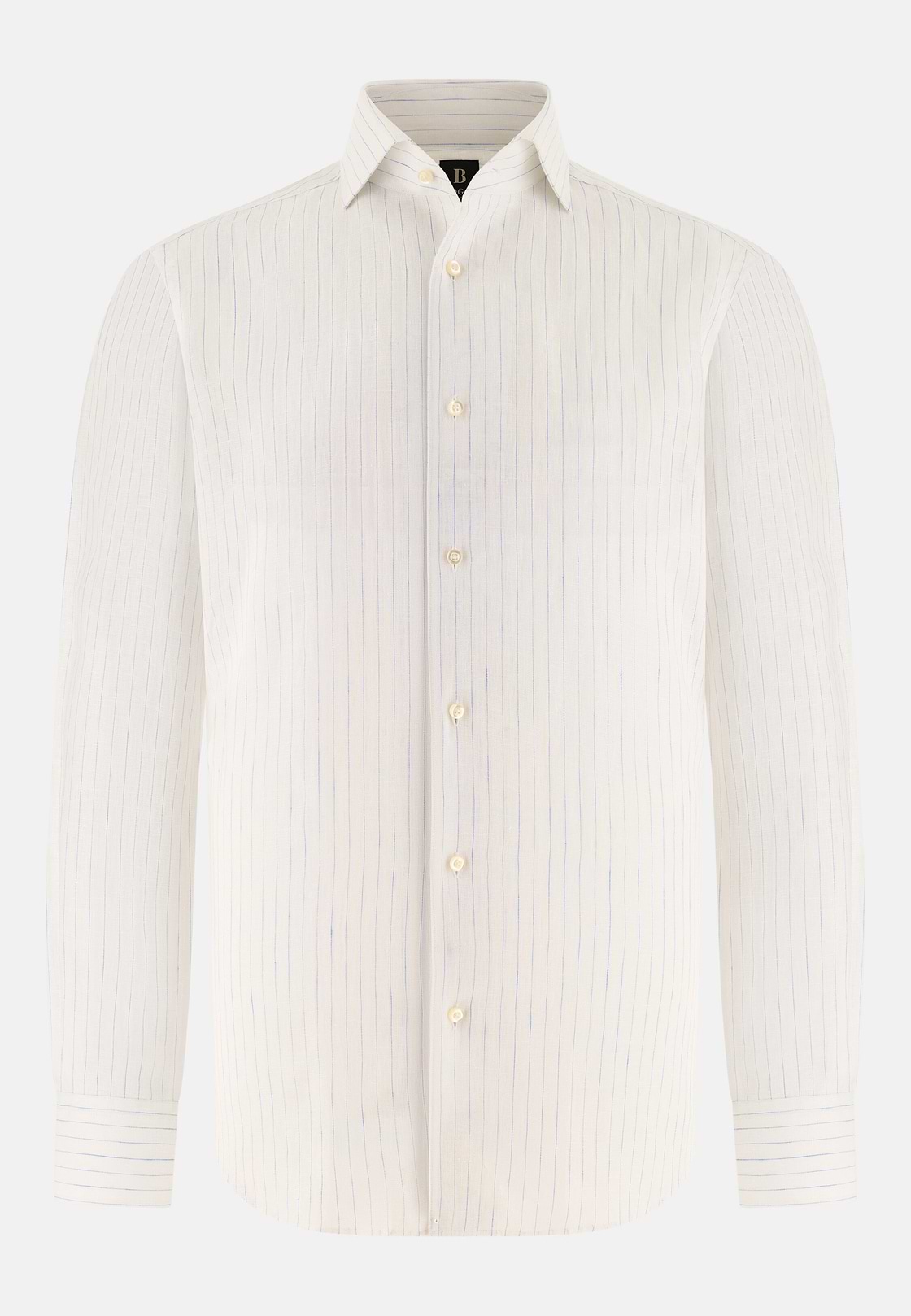 Hemd Aus Leinen Regular Fit, Hellblau, hi-res, 6