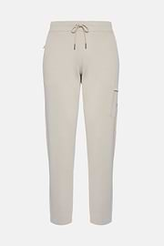 Lightweight Scuba Cotton Blend Trousers, Sand, hi-res