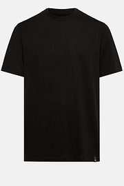 T-Shirt Aus Tencel-Wollmischung, Schwarz, hi-res