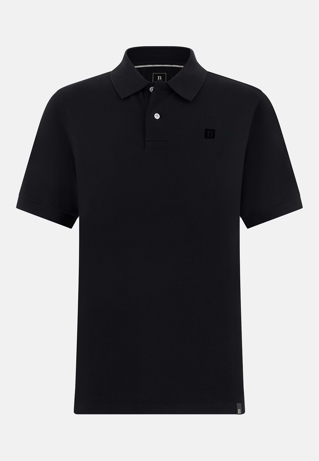 Polo En Piqué de Coton Coupe Classique, Noir, hi-res, 5