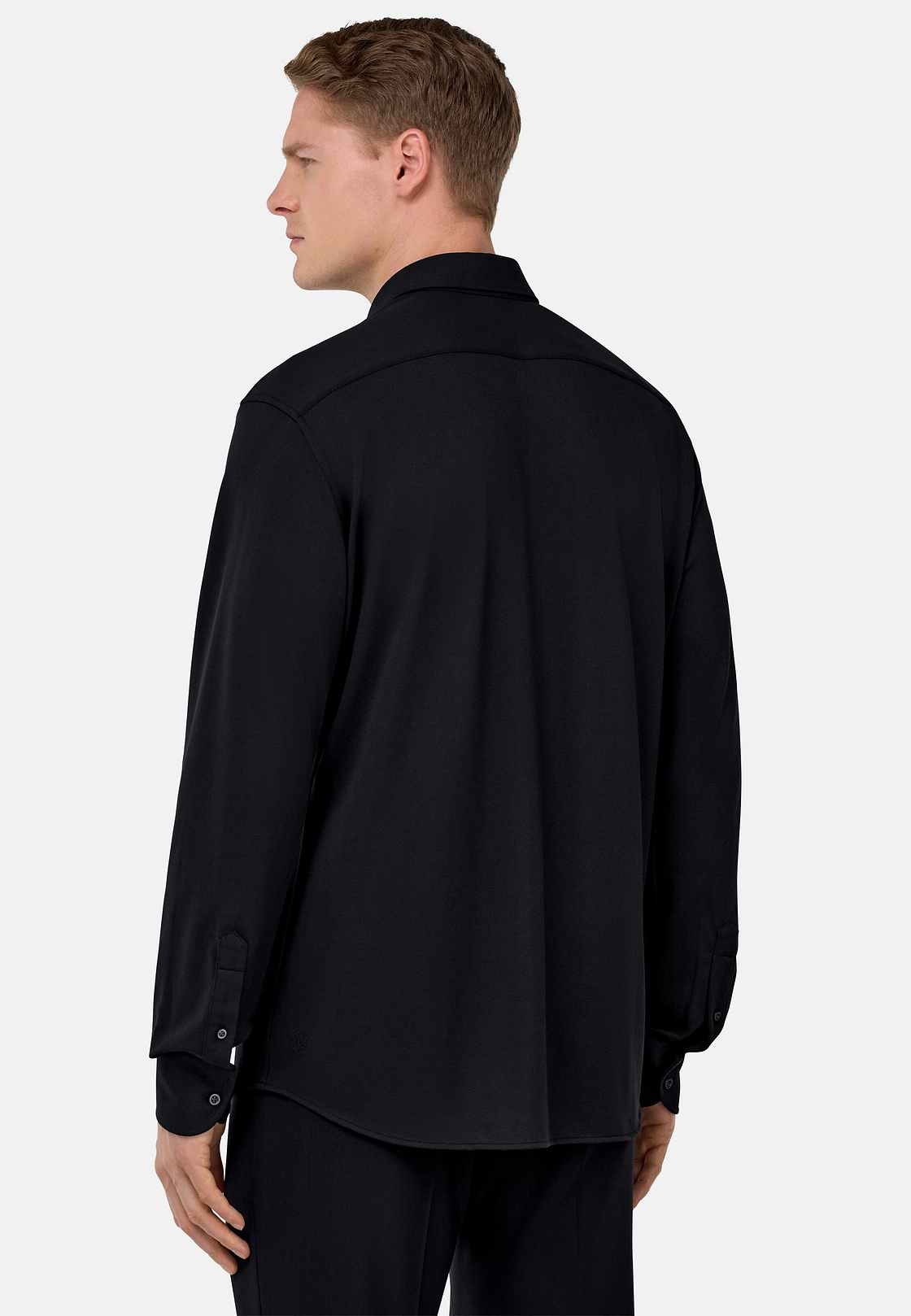 Polo camisa de piqué de alto rendimiento S.Cafè®Regular, Negro, hi-res