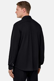 Polo camisa de piqué de alto rendimiento S.Cafè®Regular, Negro, hi-res