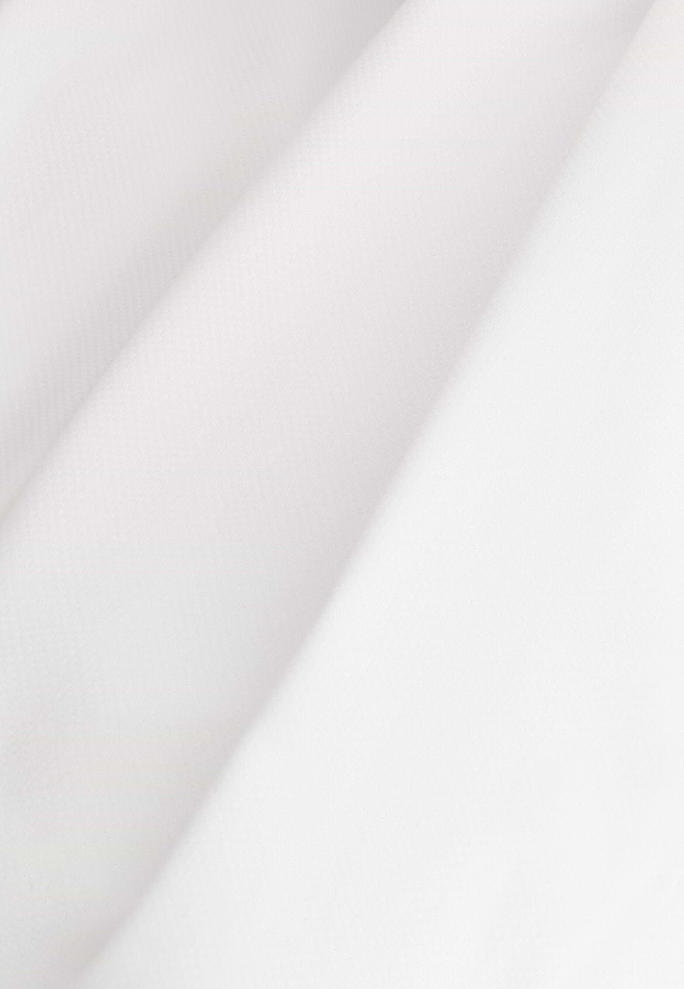 Overhemd Dobby Katoen Nylon Stretch Slim Fit, White, hi-res, 5