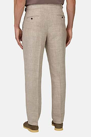 Hose Aus Reinem Leinen, Taupe, hi-res